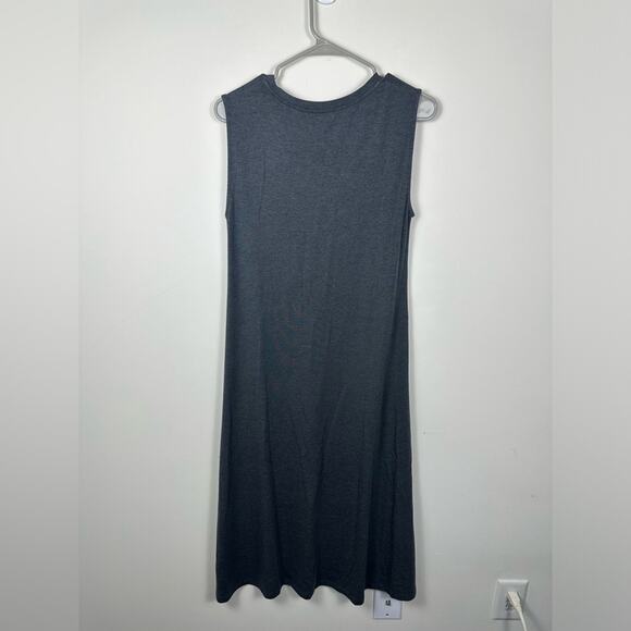 NWT Eileen Fisher Stretch Fine Jersey Knit V-Neck Tank Dress XXS - Picture 5 of 7